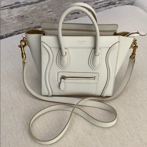 Celine mini luggage nano bag
